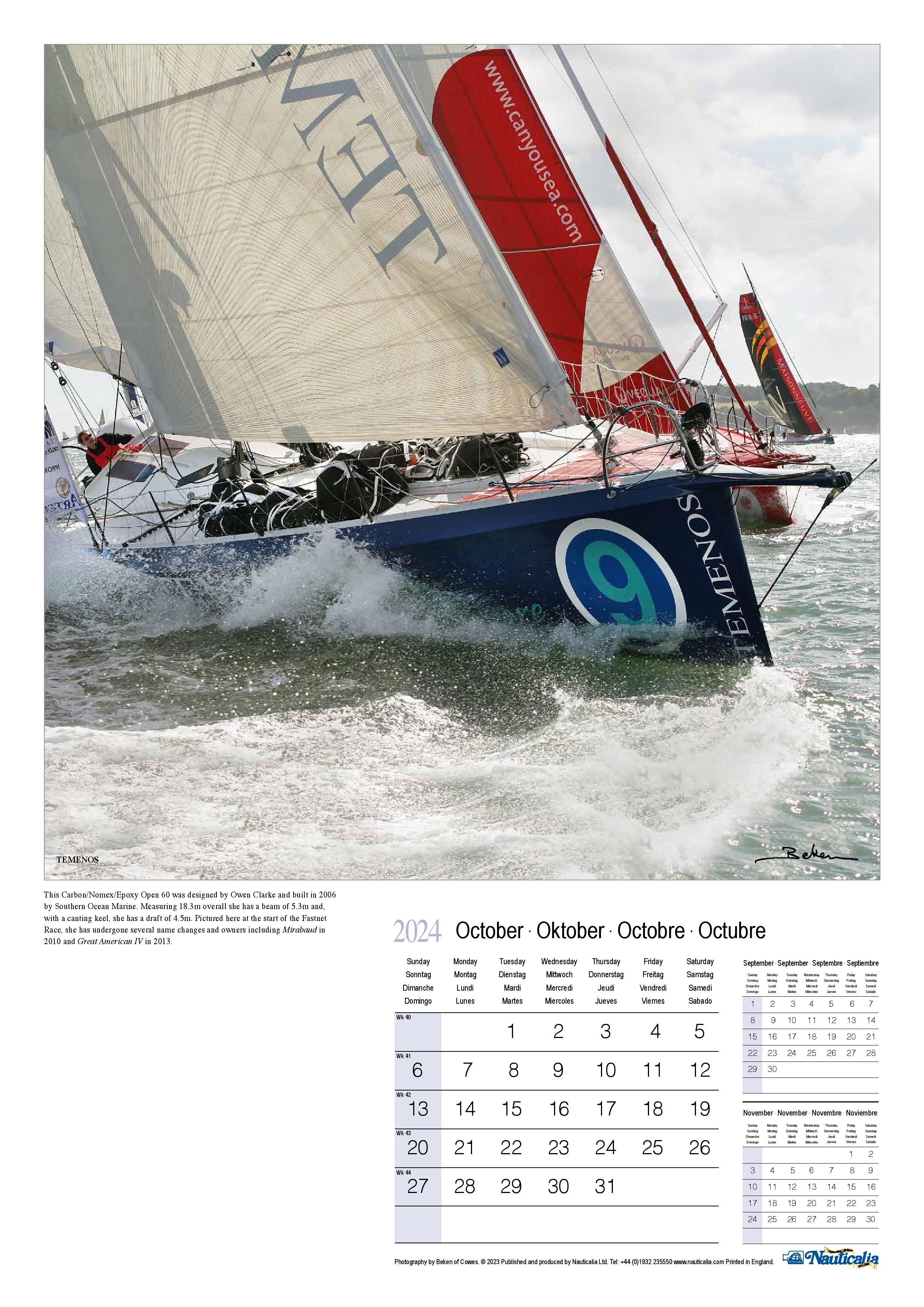 yachts and yachting calendar